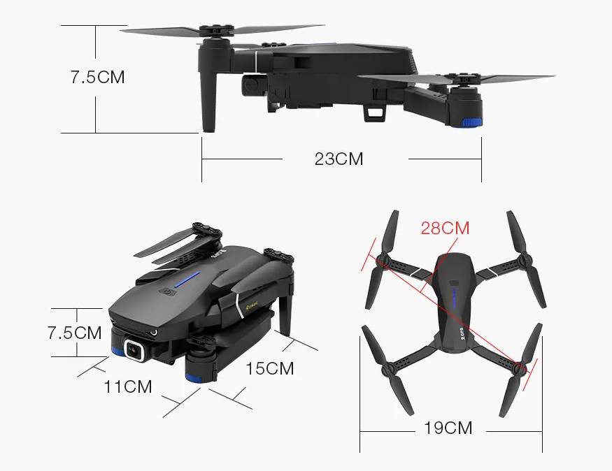 med kamera og gps. GPS-drone. RC-Droner Odense